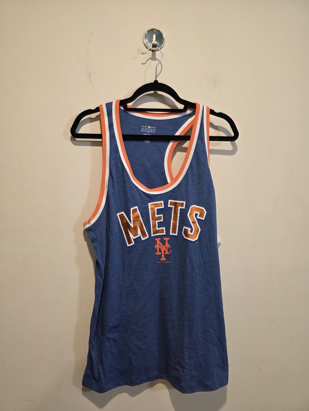 Women's Blue & Orange Racerback Tank Top